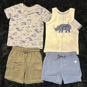 🔥🌟Tommy Bahama: Boys 4 Piece T-shirt, Tank, & Shorts Set🔥🌟